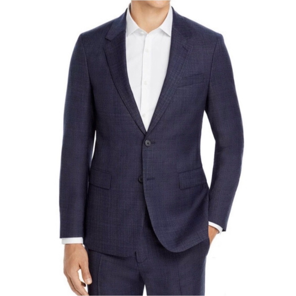 Men's Theory Navy Checked Blazer